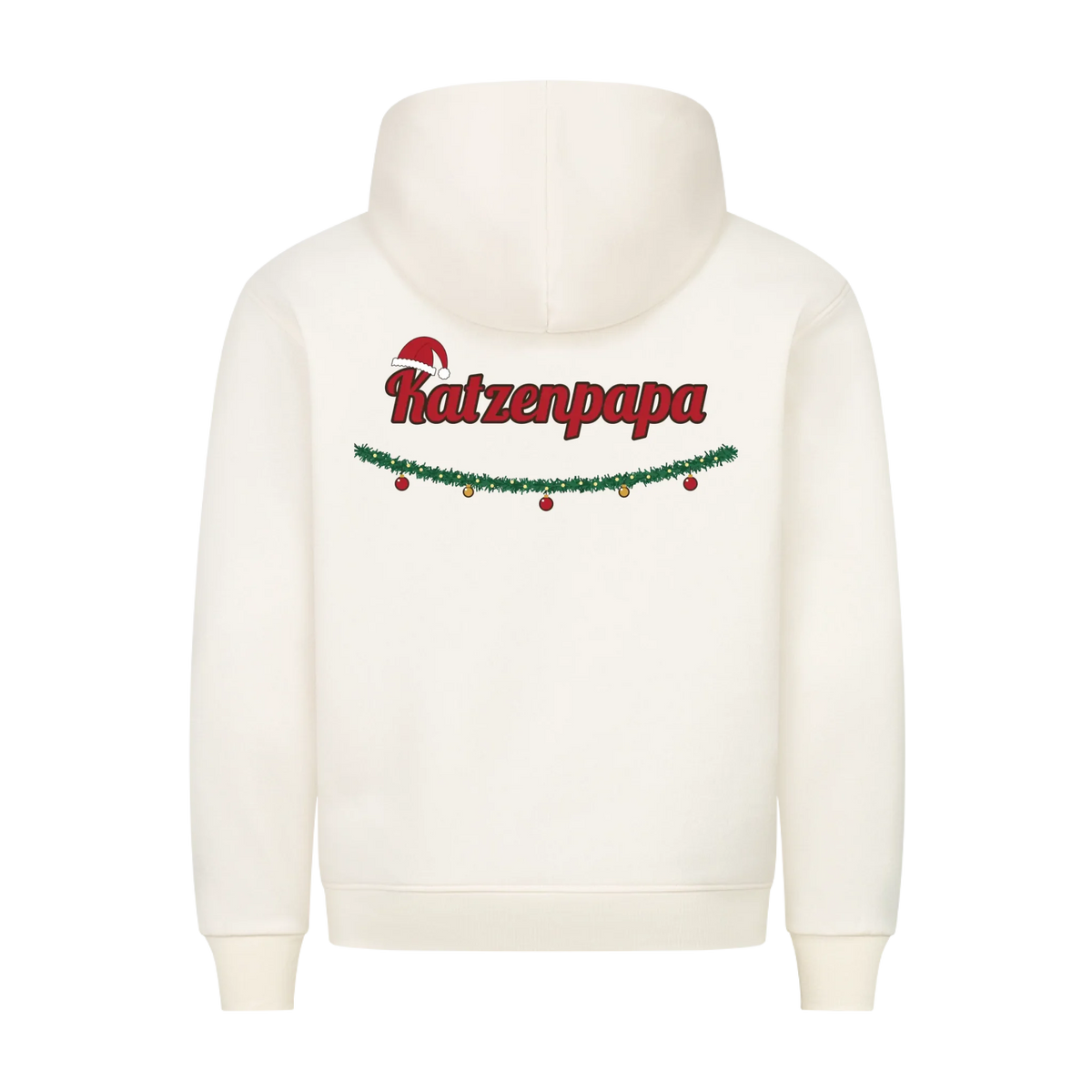 Katzenmama & Katzenpapa Weihnachts-Hoodie mit Katzenfotos – personalisiert von Mr. Fluffel