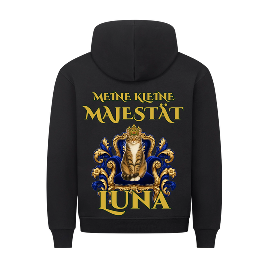 Meine kleine Majestät Hoodie – Personalisierter Kapuzenpullover mit deiner Katze