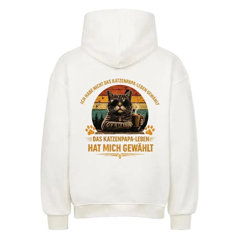 Oversized Hoodie Cool Cat Dad – Hoodie für stolze Katzenpapas von Mr. Fluffel