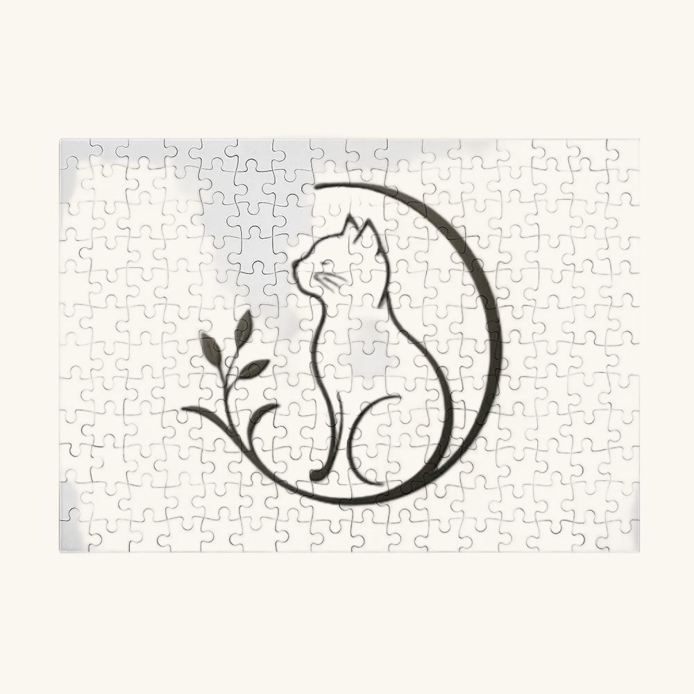 Mr. Fluffel Entspannungs-Puzzle 192 Teile – Puzzle mit Katzenmotiv
