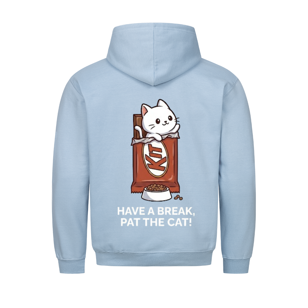 Have A Break, Pat The Cat Hoodie – Gemütlicher Kapuzenpullover für Katzenliebhaber von Mr. Fluffel