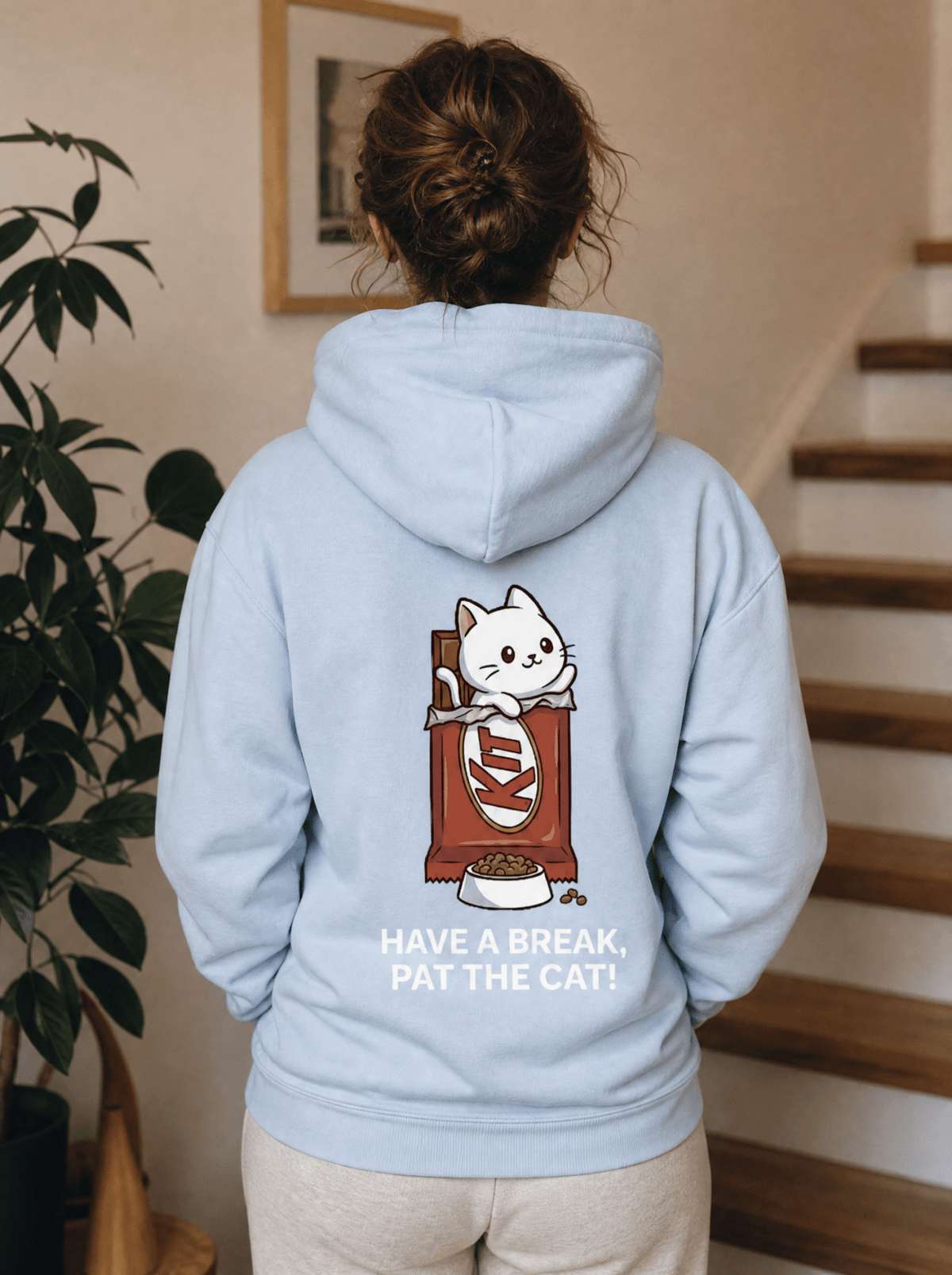 Have A Break, Pat The Cat Hoodie – Gemütlicher Kapuzenpullover für Katzenliebhaber von Mr. Fluffel