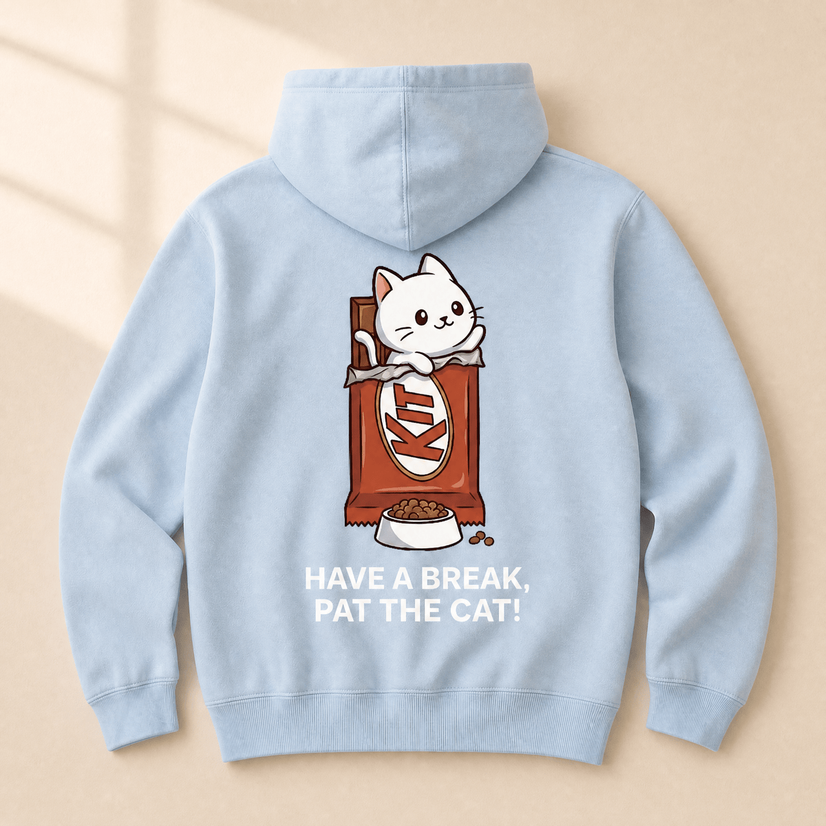 Have A Break, Pat The Cat Hoodie – Gemütlicher Kapuzenpullover für Katzenliebhaber von Mr. Fluffel