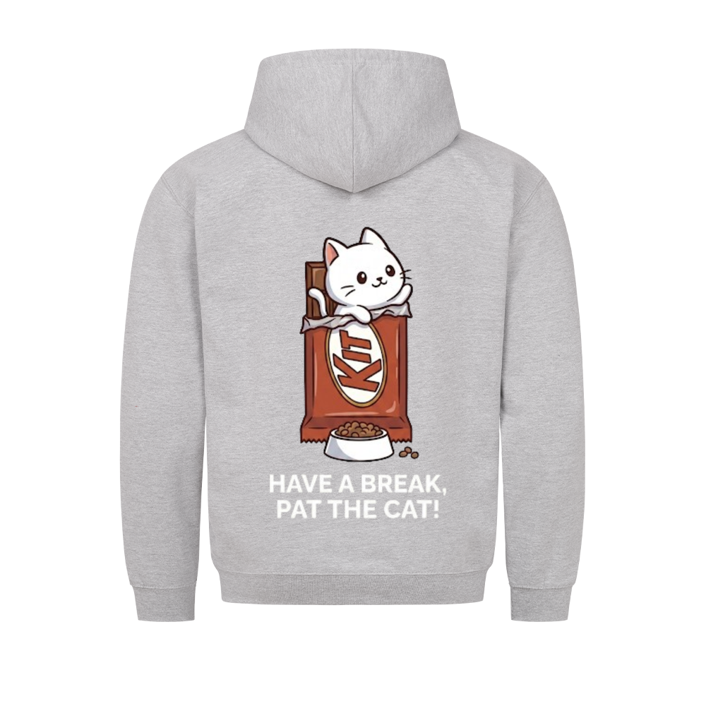 Have A Break, Pat The Cat Hoodie – Gemütlicher Kapuzenpullover für Katzenliebhaber von Mr. Fluffel