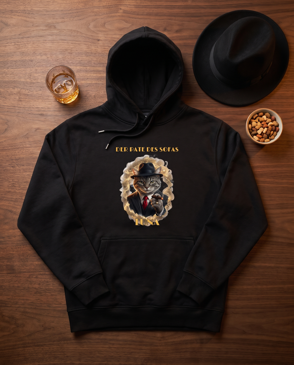 der-pate-des-sofas-katzen-hoodie-flatlay