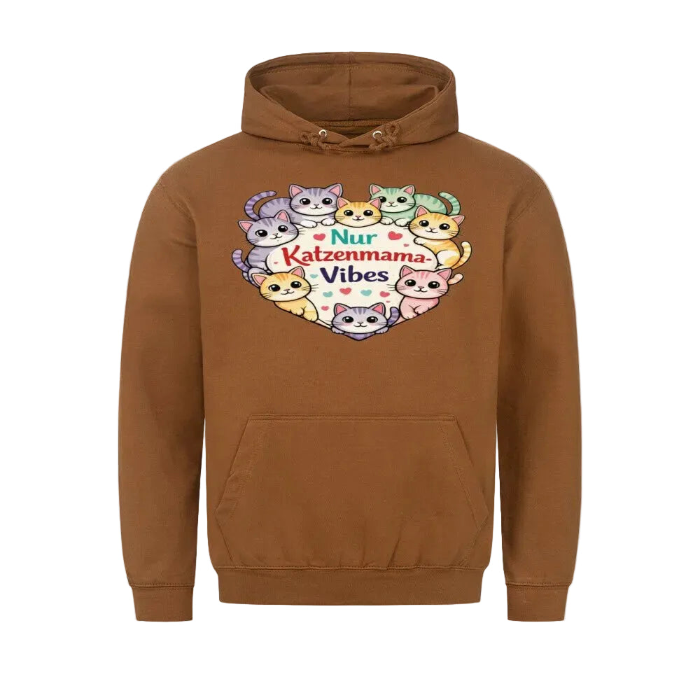 Katzenmama Vibes Hoodie – Kuscheliger Hoodie mit Katzenherz von Mr. Fluffel