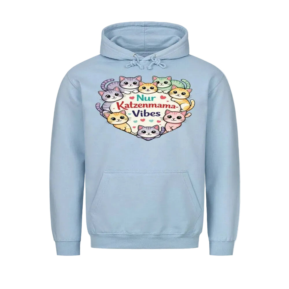 Katzenmama Vibes Hoodie – Kuscheliger Hoodie mit Katzenherz von Mr. Fluffel