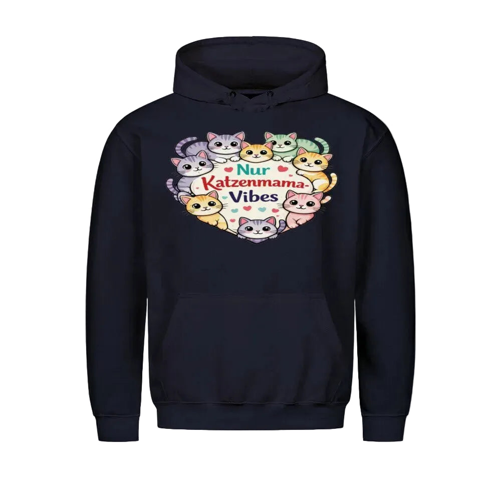 Katzenmama Vibes Hoodie – Kuscheliger Hoodie mit Katzenherz von Mr. Fluffel