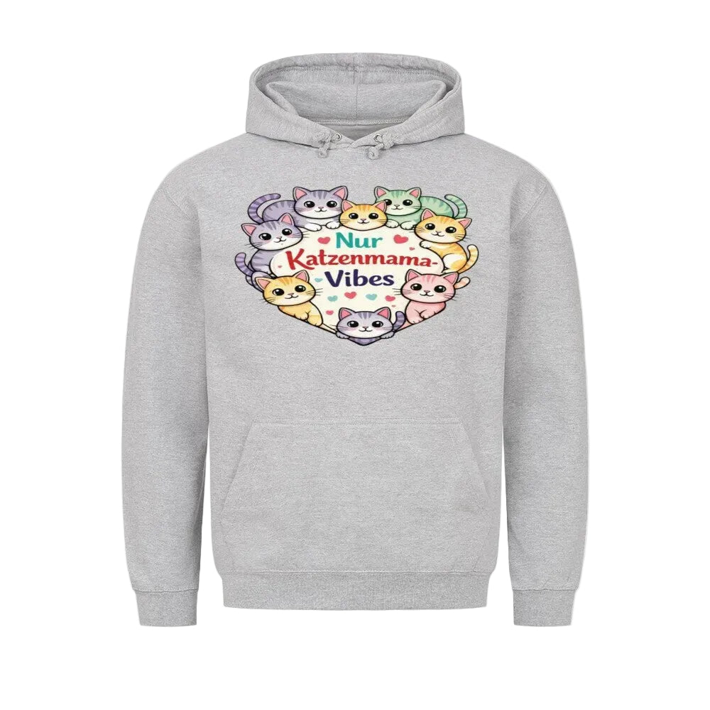 Katzenmama Vibes Hoodie – Kuscheliger Hoodie mit Katzenherz von Mr. Fluffel