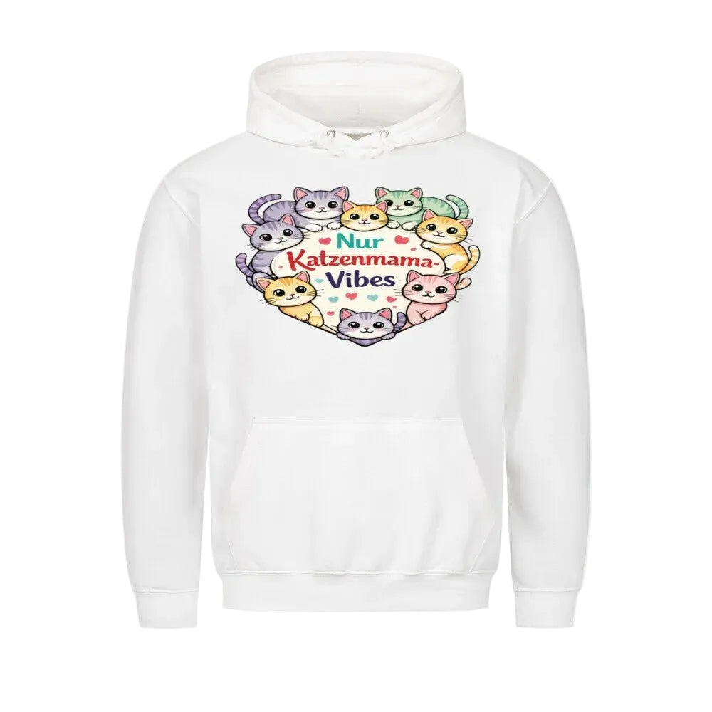 Katzenmama Vibes Hoodie – Kuscheliger Hoodie mit Katzenherz von Mr. Fluffel