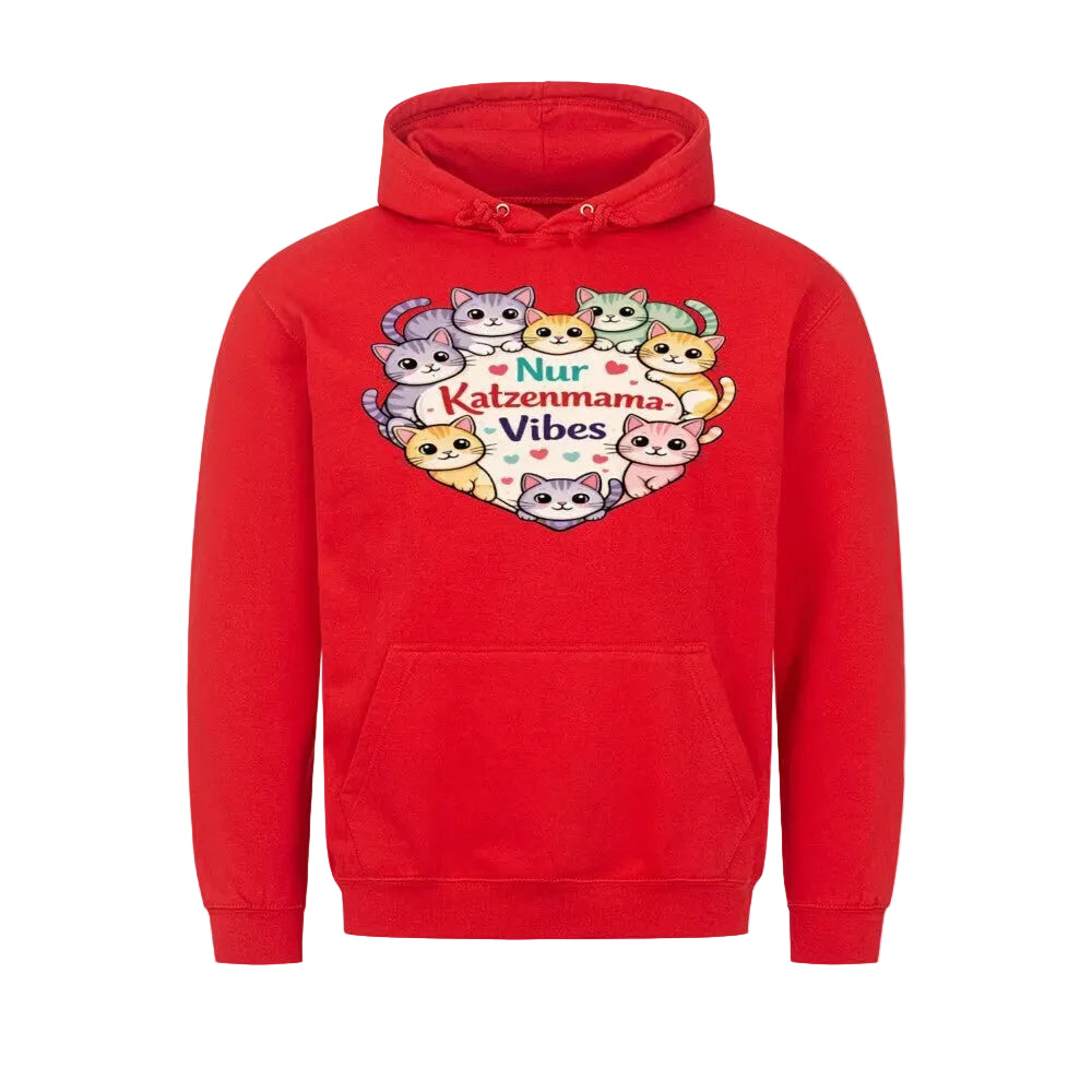 Katzenmama Vibes Hoodie – Kuscheliger Hoodie mit Katzenherz von Mr. Fluffel