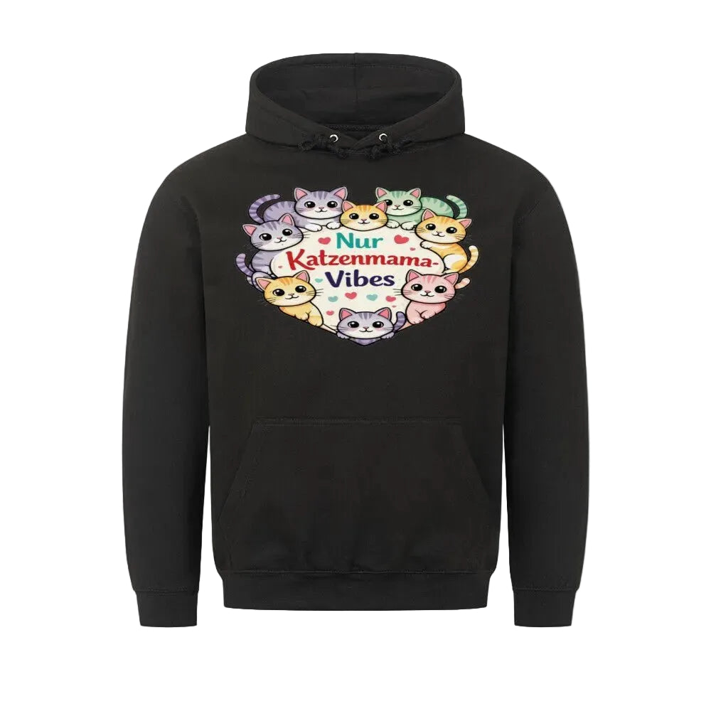 Katzenmama Vibes Hoodie – Kuscheliger Hoodie mit Katzenherz von Mr. Fluffel