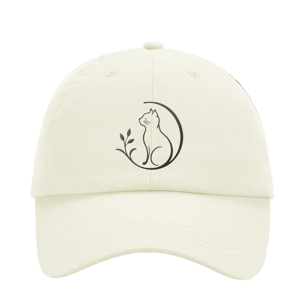 Mr. Fluffel Cap – Bestickte Dad-Cap mit Katzenmotiv