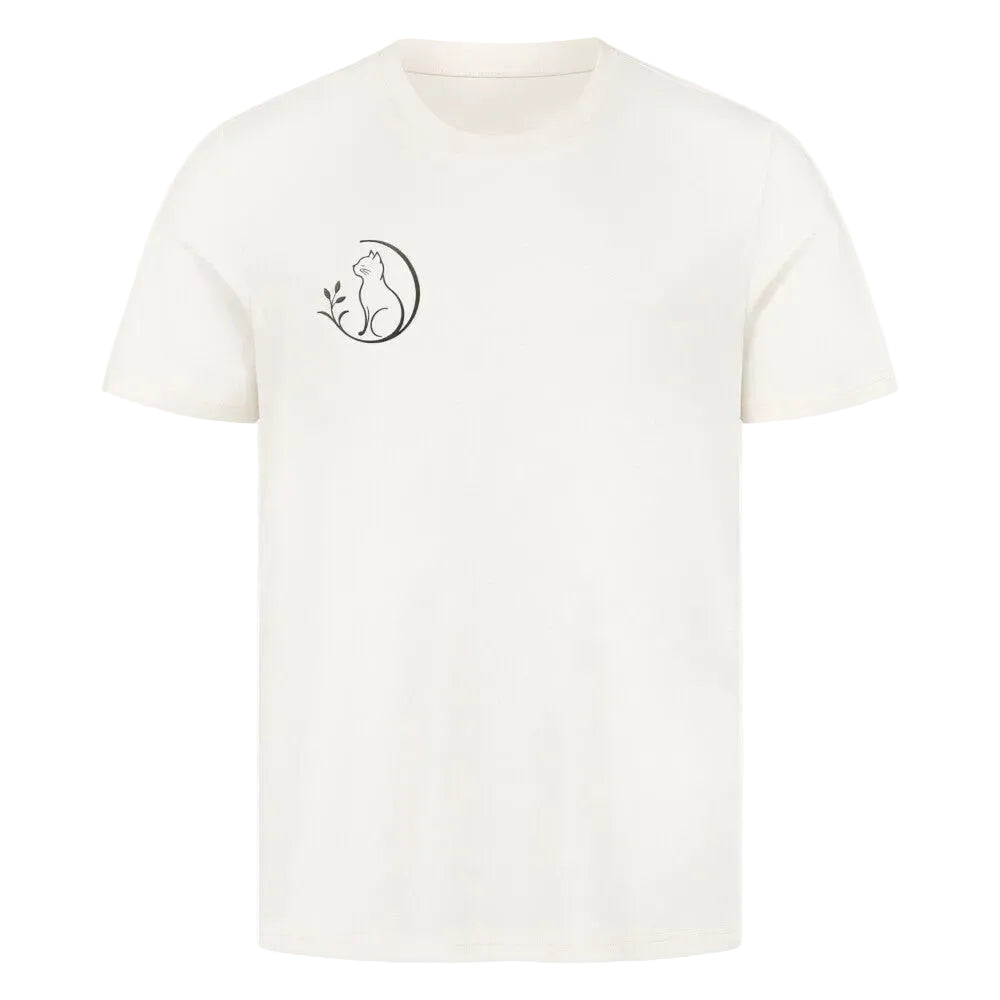 Mr. Fluffel Premium T-Shirt für Katzenliebhaber, Farbe Natural Raw