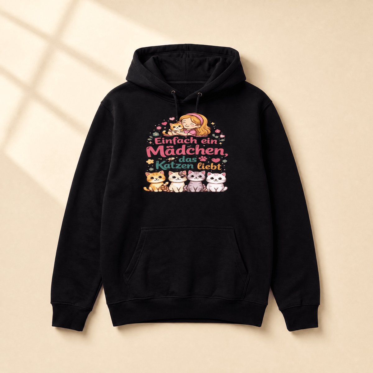 Premium Hoodie Katzenliebe – Kuscheliger Hoodie für Katzenfans von Mr. Fluffel