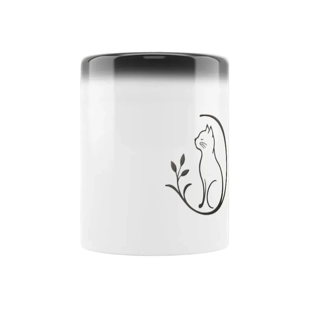 Mr. Fluffel Zaubertasse – Magische Farbwechsel-Tasse für Katzenliebhaber