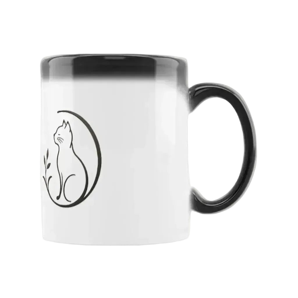 Mr. Fluffel Zaubertasse – Magische Farbwechsel-Tasse für Katzenliebhaber