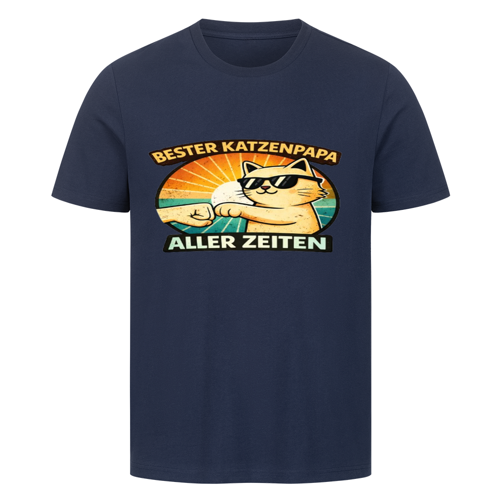 Bester Katzenpapa – Farbe French Navy