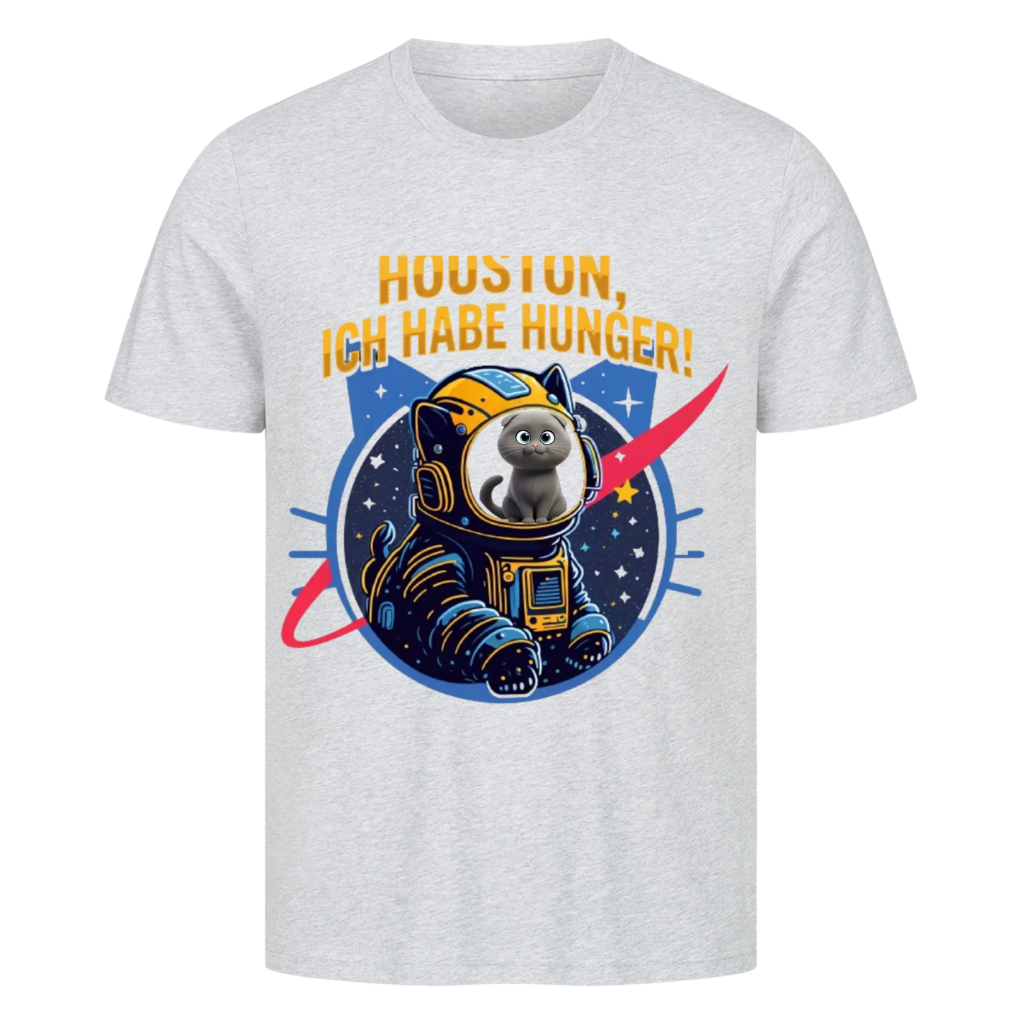 Houston, ich habe Hunger! – Dein Katzen-Astronaut Shirt