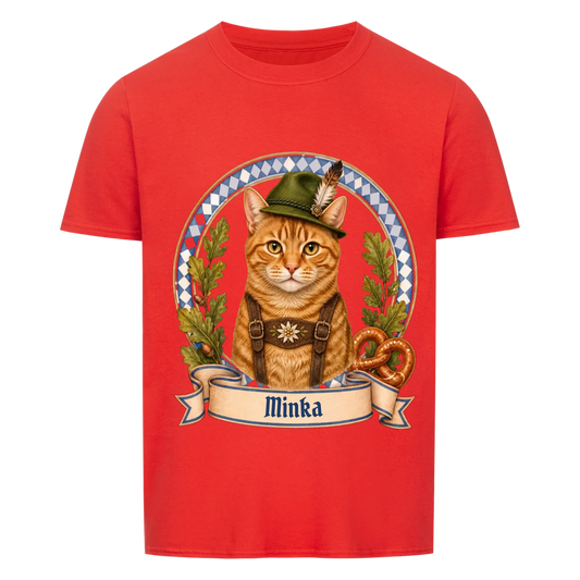 Wiesn Katze – personalisiertes Oktoberfest-Shirt mit Foto deiner Katze von Mr. Fluffel, Ansicht 5