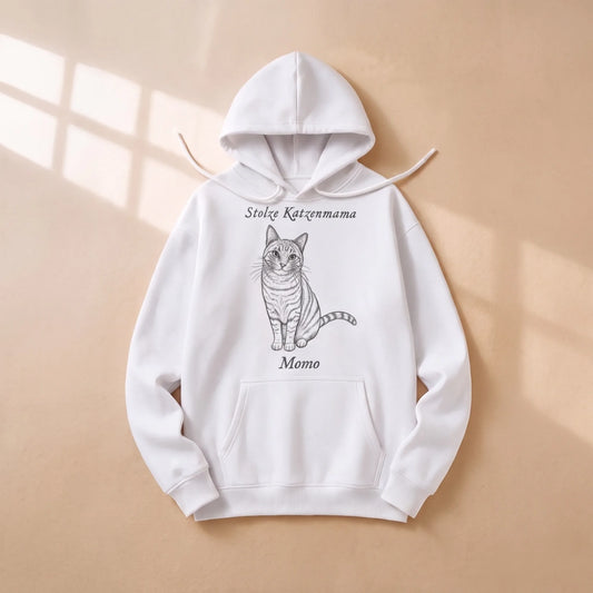 Katzen Mama Hoodie – Premium Kapuzenpullover für Katzenliebhaberinnen von Mr. Fluffel