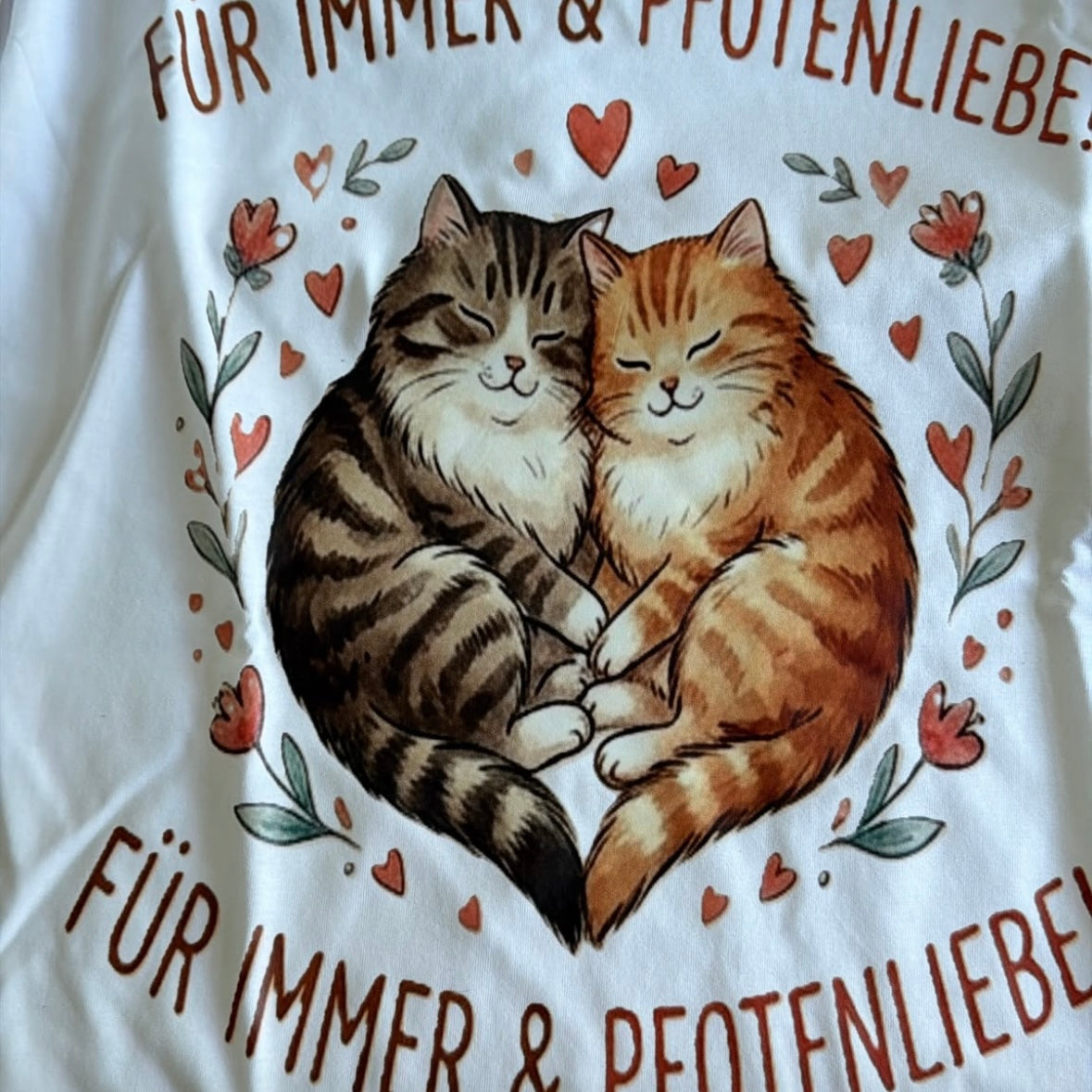 Forever & Paw Love - Premium Oversized Shirt for Cat Lovers