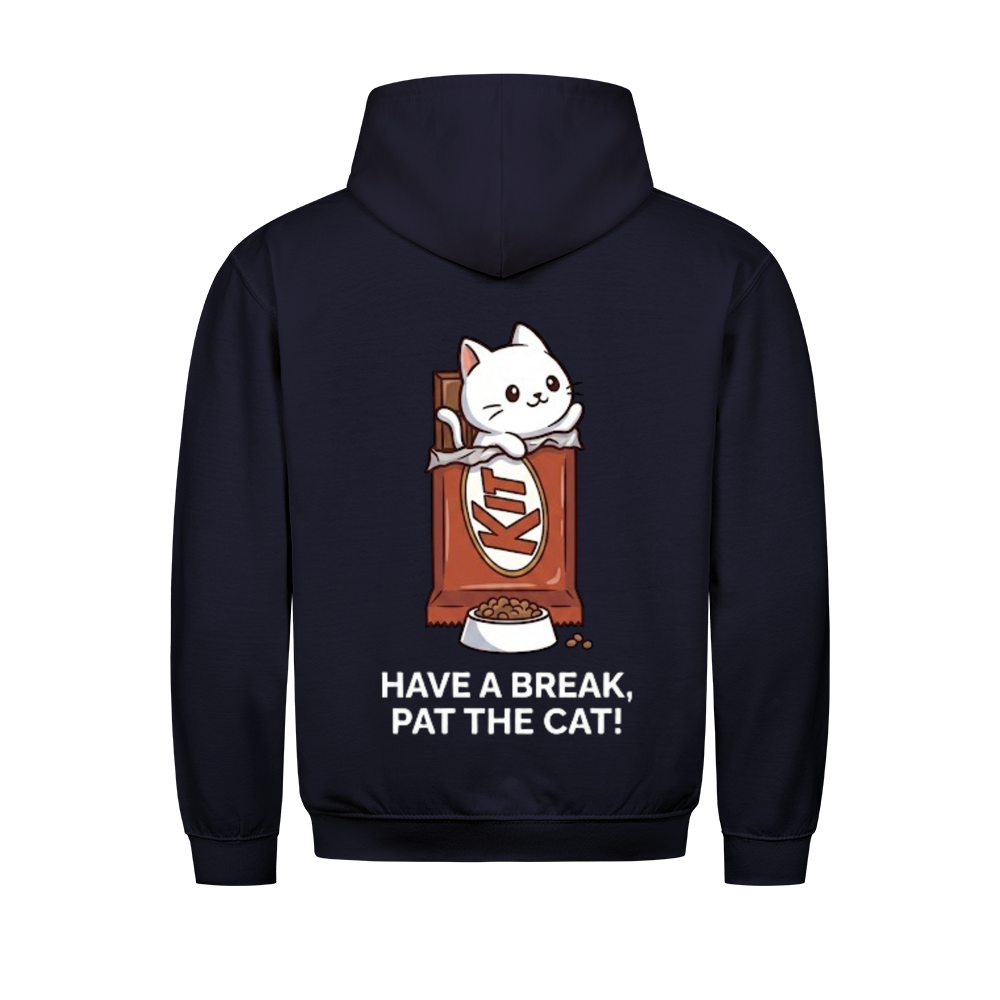 Have A Break, Pat The Cat Hoodie – Gemütlicher Kapuzenpullover für Katzenliebhaber von Mr.Fluffel