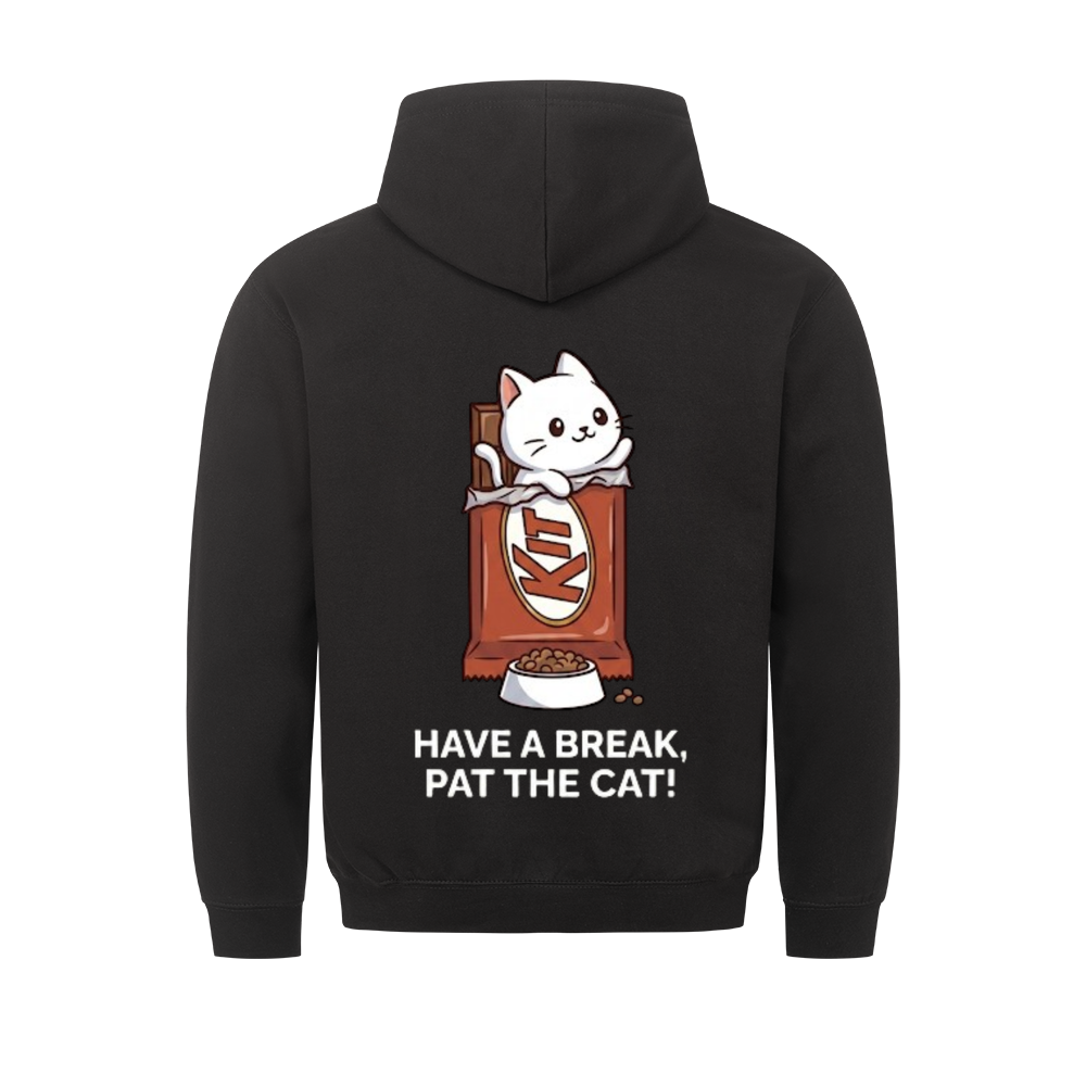 Have A Break, Pat The Cat Hoodie – Gemütlicher Kapuzenpullover für Katzenliebhaber von Mr.Fluffel