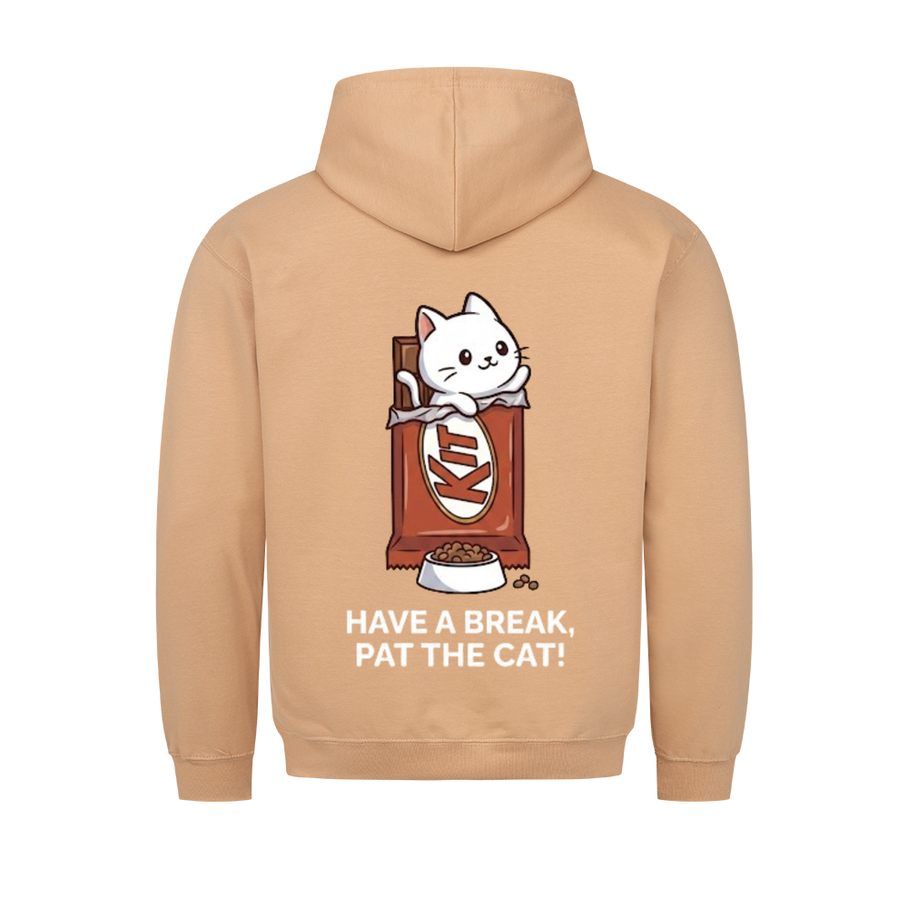 Have A Break, Pat The Cat Hoodie – Gemütlicher Kapuzenpullover für Katzenliebhaber von Mr.Fluffel