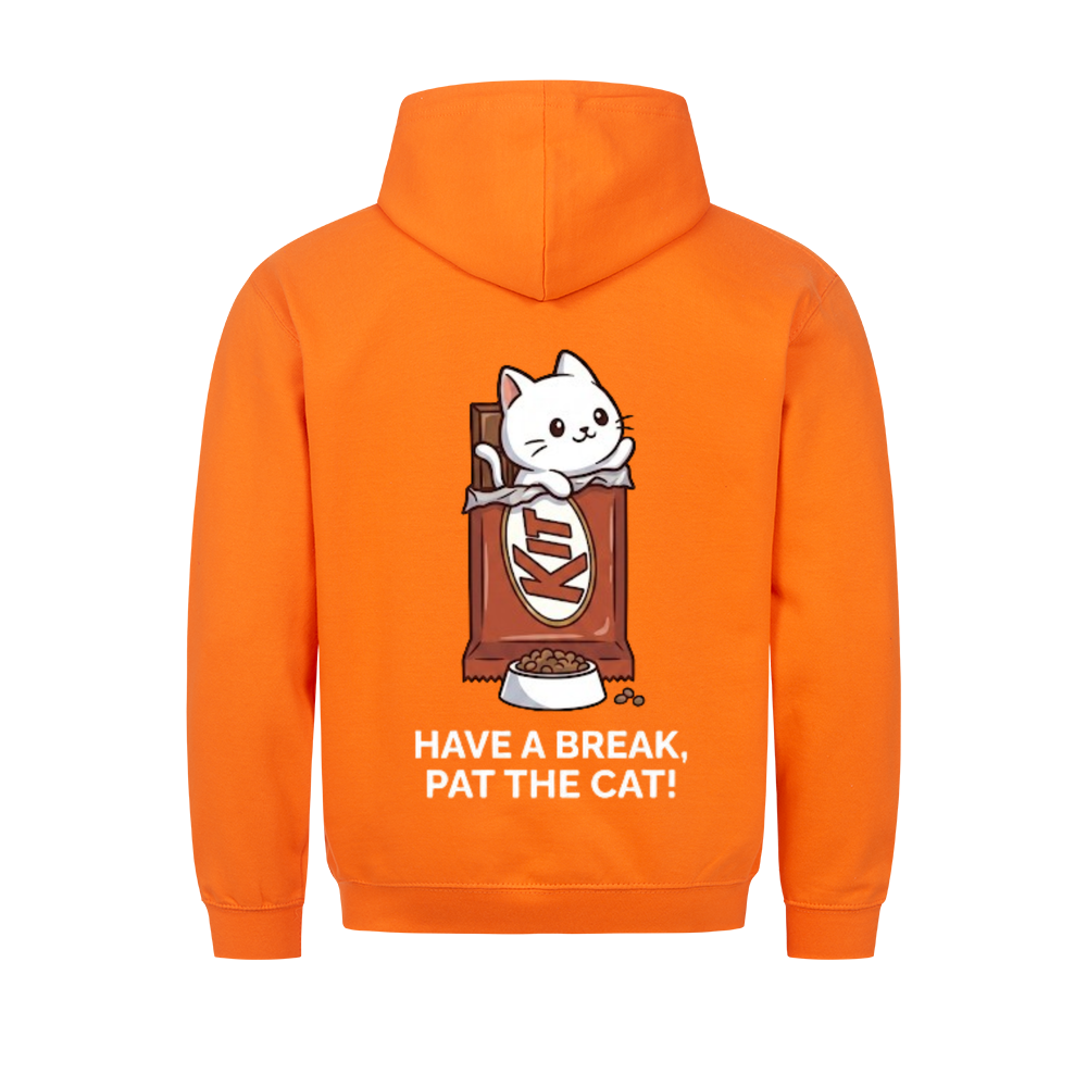 Have A Break, Pat The Cat Hoodie – Gemütlicher Kapuzenpullover für Katzenliebhaber von Mr.Fluffel