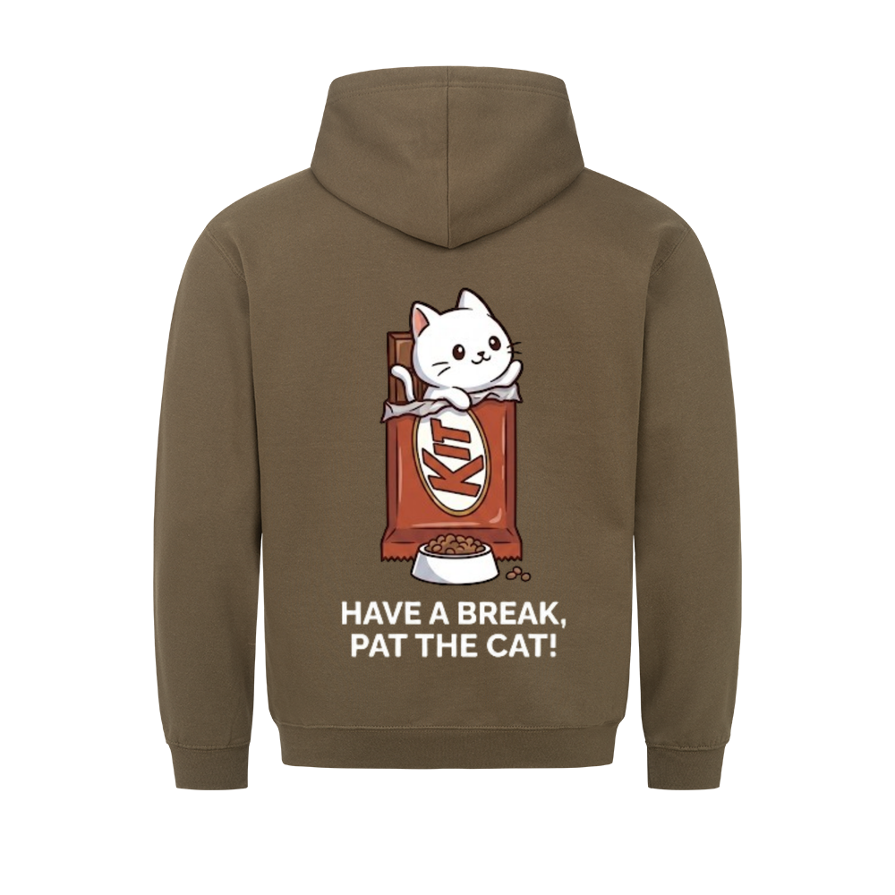 Have A Break, Pat The Cat Hoodie – Gemütlicher Kapuzenpullover für Katzenliebhaber von Mr.Fluffel