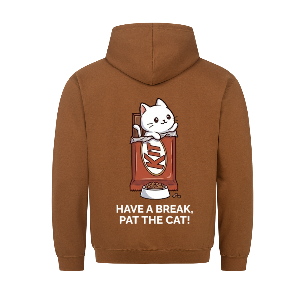 Have A Break, Pat The Cat Hoodie – Gemütlicher Kapuzenpullover für Katzenliebhaber von Mr.Fluffel