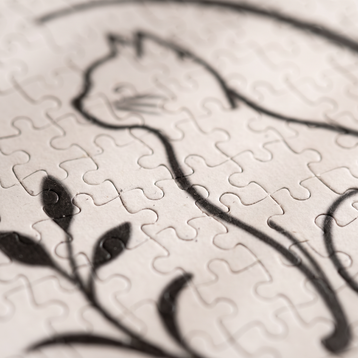 Nahaufnahme Puzzledetail