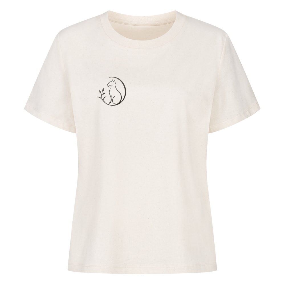 Mr. Fluffel Bio-Shirt Damen – Nachhaltiges Bio-T-Shirt für Katzenliebhaberinnen von Mr.Fluffel